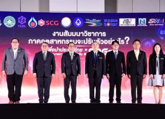 งานสัมมนาวิชาการ “ภาคอุตสาหกรรมจะปรับตัวอย่างไร? เพื่อนำประเทศไทยสู่เป้าหมายการพัฒนาที่ยั่งยืน : SDGs”