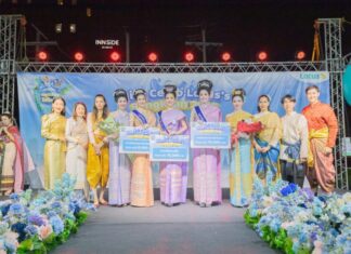 ‘โบนัส ฑิฆัมพร’ คว้ามง Miss Celeb Lotus’s Songkran 2025 สาขาโลตัส สุขุมวิท 50