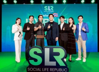 ทัพศิลปินดารา ‘แก้มบุ๋ม-แน็กชาลี-เบิ้ล ปทุมราช-เต๊ะ ศตวรรษ’ ร่วมแถลงข่าว “Thailand LIVE for LIFE – ประเทศไทยต้องไปต่อ”