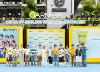 เก้า – BUS แชร์ไอเทมท้าแดด อวด Garnier Super UV Cooling Watergel Sunscreen กันแดดติดแอร์ตัวใหม่ ส่งความเย็นกลางสยาม
