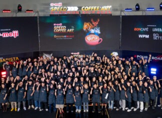 ซีพี-เมจิ เปิดเวทีต้อนรับทัพบาริสต้านานาชาติ ประลองชัยในศึก CP-Meiji Speed Coffee Art Championship 2025