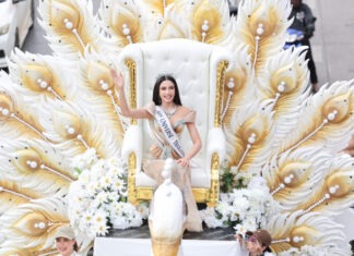 ชาวสระบุรีรวมใจฉลอง “วีนา ปวีนา” คว้ามงกุฎ “มิสยูนิเวิร์สไทยแลนด์ 2025”