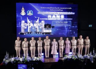 โรงพยาบาลสมเด็จพระปิ่นเกล้า กรมแพทย์ทหารเรือ เปิดตัวเทคโนโลยีขั้นสูง “ระบบหุ่นยนต์ช่วยผ่าตัด แห่งกองทัพเรือไทย” “RANS: Robotic Assistant for Navy Surgery”