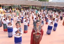 ขนลุก ‘มินดา’ นำทีมรำบวงสรวงปู่นิลกาฬนาคราช แสงลอดเมฆดั่งม่านฟ้า เชื่อปาฏิหาริย์