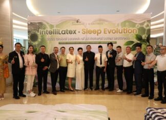 บริษัท สายสมรเปิดตัวที่นอนยางพาราอัจฉริยะ AI “SCOTTE AI Smart Latex Mattress”